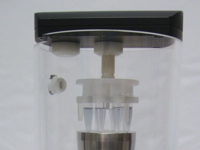 EpiShear Multi-Sample Sonicator cup horn, water bath and tube rotator