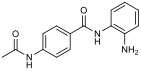 Chemical structure of CI-994.