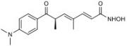 Chemical structure of Trichostatin A.