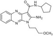 Chemical structure of SirtAct.